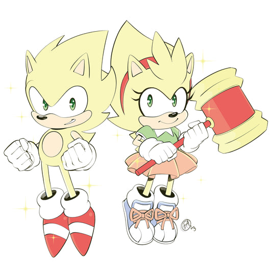 Super Sonic and Super Amy